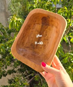 ظرف چوبی ظرف شمع