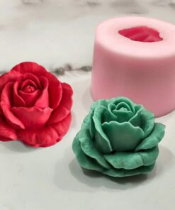 قالب گل قالب رز قالب سیلیکونی شمع رز