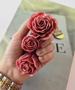 قالب رز آنجل قالب سیلیکونی رز قالب رز قالب سیلیکونی قالب شمع شمع گل